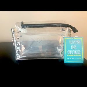 Clear bag, stadium approved